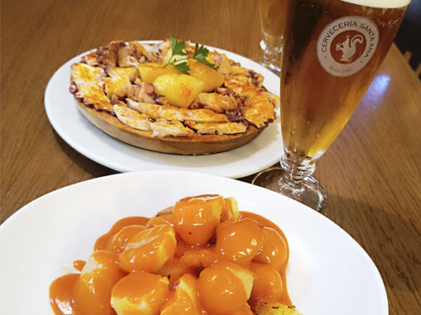Pulpo a la Gallega, patatas, Cerveza bien tirada